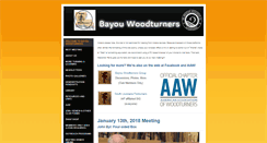 Desktop Screenshot of bayouwoodturner.org